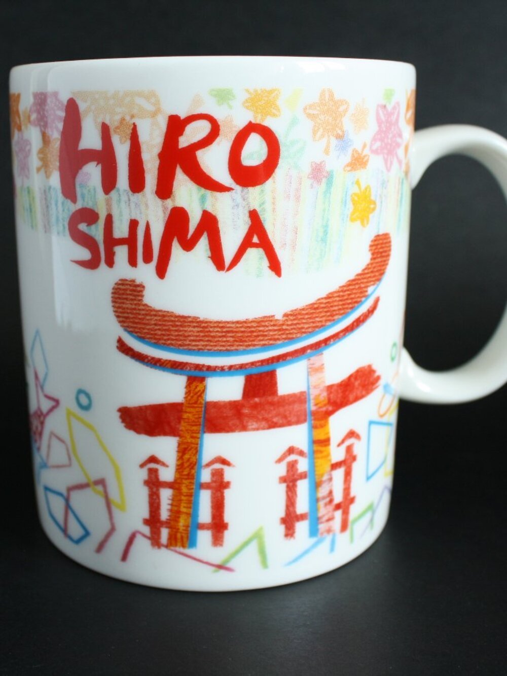 Vintage 2013 Japan Starbucks coffee Mug HIROSHIMA Rare